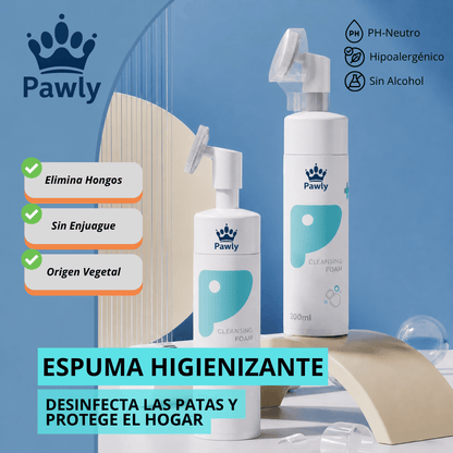 Espuma higienizante para patas