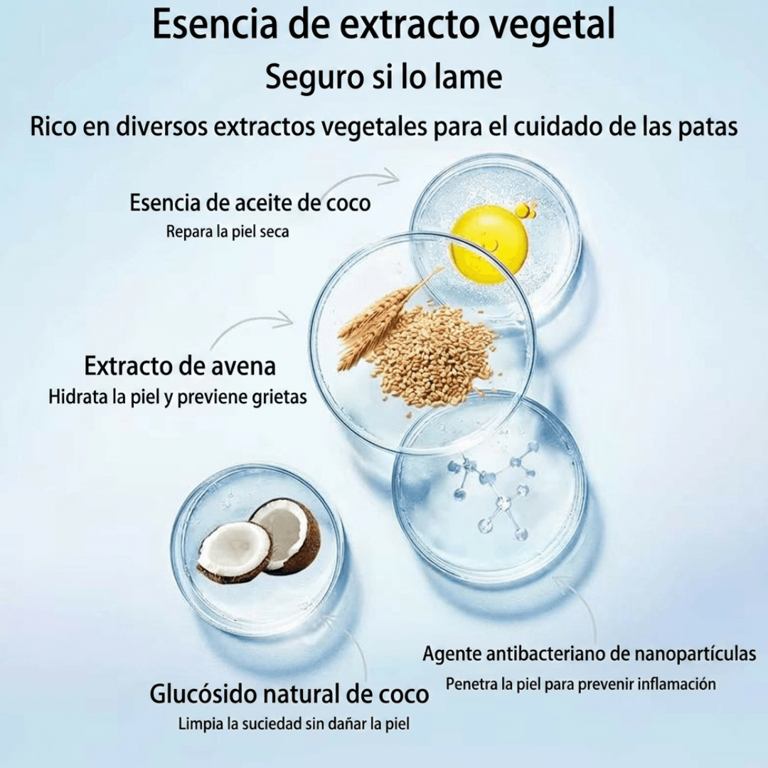 Espuma higienizante para patas